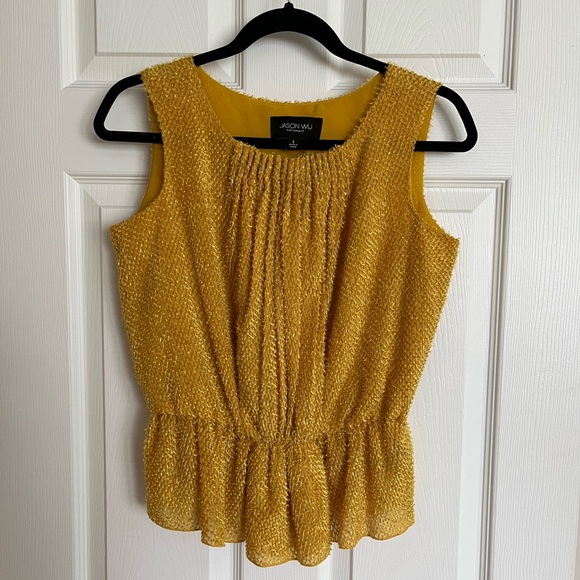 Jason Wu x Target yellow blouse S - Picture 3 of 7